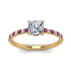Load image into Gallery viewer, hidden-halo-petite-princess-cut-diamond-engagement-ring-with-pink-sapphire-in-FD9168PRRGSADRPIANGLE3-NL-YG