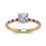Load image into Gallery viewer, hidden-halo-petite-princess-cut-diamond-engagement-ring-with-pink-sapphire-in-FD9168PRRGSADRPIANGLE3-NL-YG
