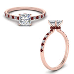 Load image into Gallery viewer, hidden-halo-petite-princess-cut-diamond-engagement-ring-with-ruby-in-FD9168PRRGRUDRANGLE3-NL-RG
