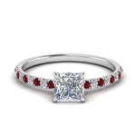 Load image into Gallery viewer, hidden-halo-petite-princess-cut-diamond-engagement-ring-with-ruby-in-FD9168PRRGRUDRANGLE3-NL-WG
