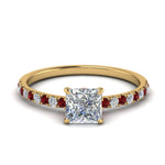 Load image into Gallery viewer, hidden-halo-petite-princess-cut-diamond-engagement-ring-with-ruby-in-FD9168PRRGRUDRANGLE3-NL-YG
