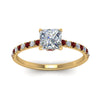 Load image into Gallery viewer, hidden-halo-petite-princess-cut-diamond-engagement-ring-with-ruby-in-FD9168PRRGRUDRANGLE3-NL-YG