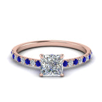 Load image into Gallery viewer, hidden-halo-petite-princess-cut-diamond-engagement-ring-with-sapphire-in-FD9168PRRGSABLANGLE3-NL-RG
