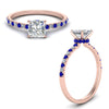 Load image into Gallery viewer, hidden-halo-petite-princess-cut-diamond-engagement-ring-with-sapphire-in-FD9168PRRGSABLANGLE3-NL-RG