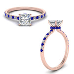 Load image into Gallery viewer, hidden-halo-petite-princess-cut-diamond-engagement-ring-with-sapphire-in-FD9168PRRGSABLANGLE3-NL-RG
