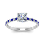 Load image into Gallery viewer, hidden-halo-petite-princess-cut-diamond-engagement-ring-with-sapphire-in-FD9168PRRGSABLANGLE3-NL-WG
