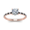 Load image into Gallery viewer, hidden-halo-petite-princess-cut-engagement-ring-with-black-diamond-in-FD9168PRRGBLACKANGLE3-NL-RG