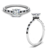 Load image into Gallery viewer, hidden-halo-petite-princess-cut-engagement-ring-with-black-diamond-in-FD9168PRRGBLACKANGLE3-NL-WG