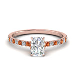 Load image into Gallery viewer, hidden-halo-petite-radiant-cut-diamond-engagement-ring-with-orange-sapphire-in-FD9168RARGSAORANGLE3-NL-RG
