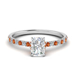 Load image into Gallery viewer, hidden-halo-petite-radiant-cut-diamond-engagement-ring-with-orange-sapphire-in-FD9168RARGSAORANGLE3-NL-WG
