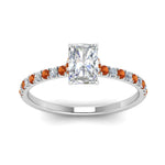Load image into Gallery viewer, hidden-halo-petite-radiant-cut-diamond-engagement-ring-with-orange-sapphire-in-FD9168RARGSAORANGLE3-NL-WG
