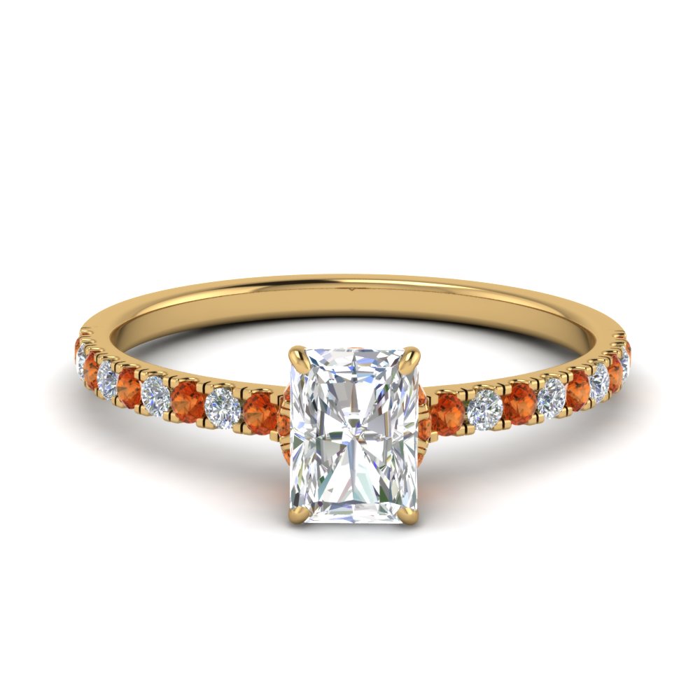 hidden-halo-petite-radiant-cut-diamond-engagement-ring-with-orange-sapphire-in-FD9168RARGSAORANGLE3-NL-YG