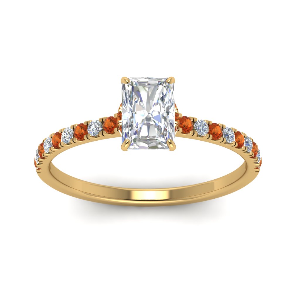 hidden-halo-petite-radiant-cut-diamond-engagement-ring-with-orange-sapphire-in-FD9168RARGSAORANGLE3-NL-YG