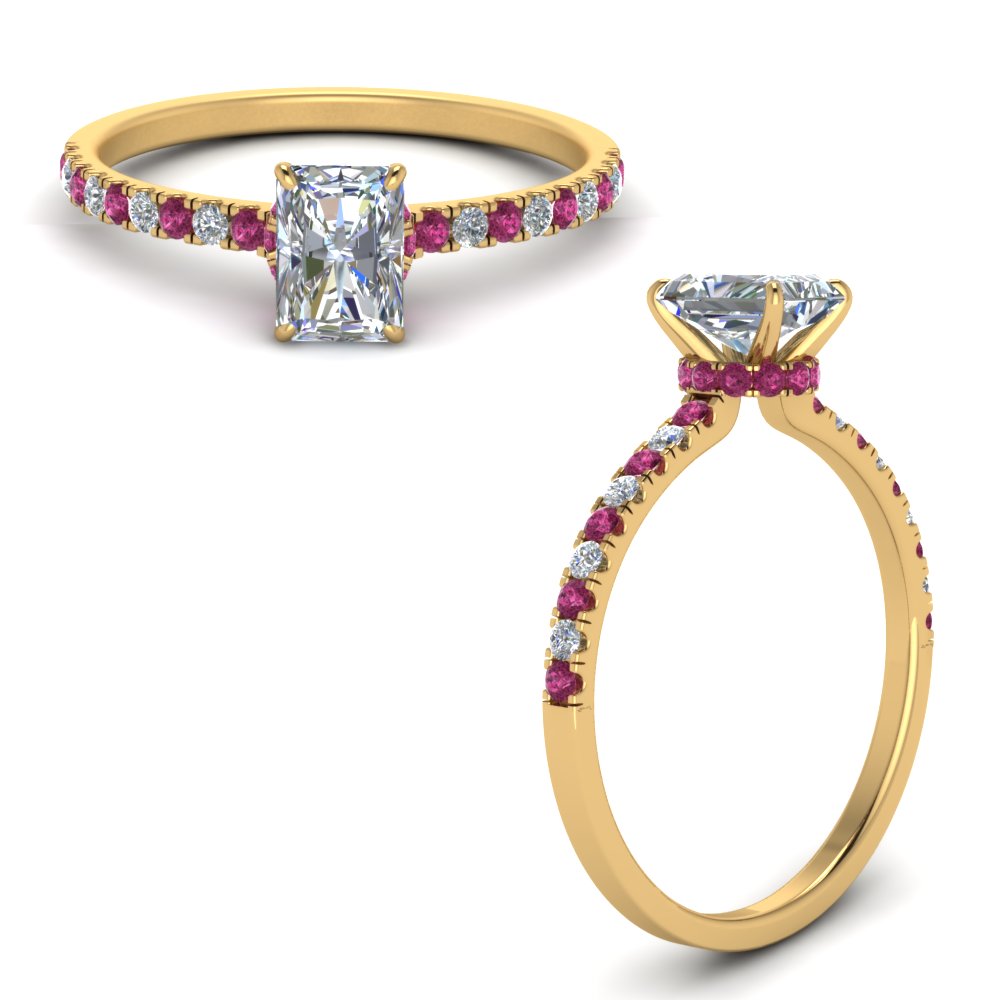 hidden-halo-petite-radiant-cut-diamond-engagement-ring-with-pink-sapphire-in-FD9168RARGSADRPIANGLE3-NL-YG