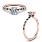 Load image into Gallery viewer, hidden-halo-petite-radiant-cut-engagement-ring-with-black-diamond-in-FD9168RARGBLACKANGLE3-NL-RG
