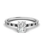 Load image into Gallery viewer, hidden-halo-petite-radiant-cut-engagement-ring-with-black-diamond-in-FD9168RARGBLACKANGLE3-NL-WG
