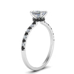 Load image into Gallery viewer, hidden-halo-petite-radiant-cut-engagement-ring-with-black-diamond-in-FD9168RARGBLACKANGLE3-NL-WG
