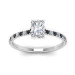 Load image into Gallery viewer, hidden-halo-petite-radiant-cut-engagement-ring-with-black-diamond-in-FD9168RARGBLACKANGLE3-NL-WG
