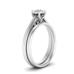 Load image into Gallery viewer, 5 Carat Round Cut Secret Halo Ring Set
