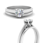 Load image into Gallery viewer, 5 Carat Round Cut Secret Halo Ring Set
