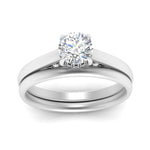 Load image into Gallery viewer, 5 Carat Round Cut Secret Halo Ring Set
