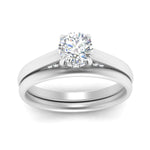 Load image into Gallery viewer, 5 Carat Round Cut Secret Halo Ring Set
