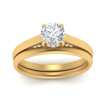 Load image into Gallery viewer, 5 Carat Round Cut Secret Halo Ring Set
