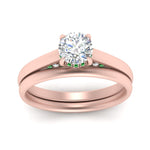 Load image into Gallery viewer, 5 Carat Round Cut Secret Halo Ring Set
