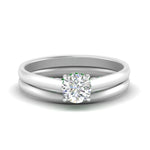 Load image into Gallery viewer, 5 Carat Round Cut Secret Halo Ring Set
