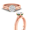 Load image into Gallery viewer, hidden-halo-round-emerald-ring-with-plain-band-in-rose-gold-fdens11750rogemgrangle3-nl-rg-ws1.jpg