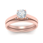 Load image into Gallery viewer, 5 Carat Round Cut Secret Halo Ring Set
