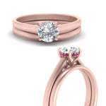 Load image into Gallery viewer, 5 Carat Round Cut Secret Halo Ring Set
