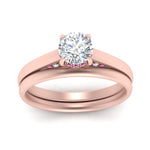 Load image into Gallery viewer, 5 Carat Round Cut Secret Halo Ring Set
