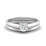 Load image into Gallery viewer, 5 Carat Round Cut Secret Halo Ring Set
