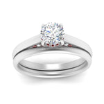 Load image into Gallery viewer, 5 Carat Round Cut Secret Halo Ring Set
