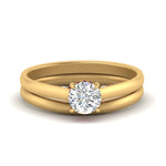 Load image into Gallery viewer, 5 Carat Round Cut Secret Halo Ring Set
