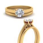 Load image into Gallery viewer, 5 Carat Round Cut Secret Halo Ring Set
