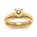 Load image into Gallery viewer, Hidden Halo Semi Mount Ring Set
