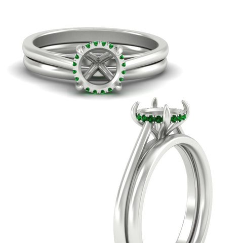 hidden-halo-semi-mount-emerald-ring-with-plain-band-in-white-gold-fdens11750smgemgrangle3-nl-wg-ws1.jpg