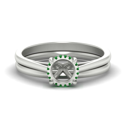 hidden-halo-semi-mount-emerald-ring-with-plain-band-in-white-gold-fdens11750smgemgrsleep-nl-wg-ws1.jpg