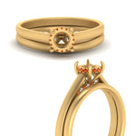 Load image into Gallery viewer, Hidden Halo Semi Mount Ring Set
