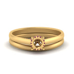 Load image into Gallery viewer, Hidden Halo Semi Mount Ring Set
