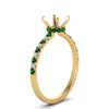 Load image into Gallery viewer, hidden-semi-mount-halo-petite-diamond-engagement-ring-with-emerald-in-FD9168SMRGEMGRANGLE3-NL-YG