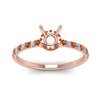 Load image into Gallery viewer, hidden-semi-mount-halo-petite-diamond-engagement-ring-with-orange-sapphire-in-FD9168SMRGSAORANGLE3-NL-RG