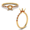 Load image into Gallery viewer, hidden-semi-mount-halo-petite-diamond-engagement-ring-with-orange-sapphire-in-FD9168SMRGSAORANGLE3-NL-YG
