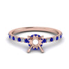 Load image into Gallery viewer, hidden-semi-mount-halo-petite-diamond-engagement-ring-with-sapphire-in-FD9168SMRGSABLANGLE3-NL-RG