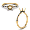 Load image into Gallery viewer, hidden-semi-mount-halo-petite-engagement-ring-with-black-diamond-in-FD9168SMRGBLACKANGLE3-NL-YG