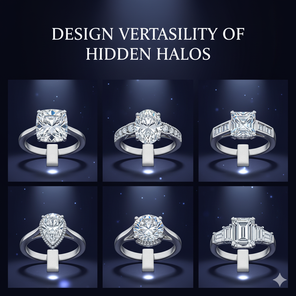 How Hidden Halos Enhance Your Diamond