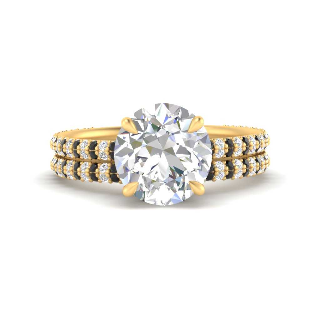 high-profile-round-hidden-black-diamond-wedding-set-in-FD-10060ROGBLACKANGLE3-NL-YG