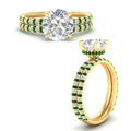 Thumbnail 57 - high-profile-round-hidden-emerald-wedding-set-in-FD-10060ROGEMGRANGLE3-NL-YG